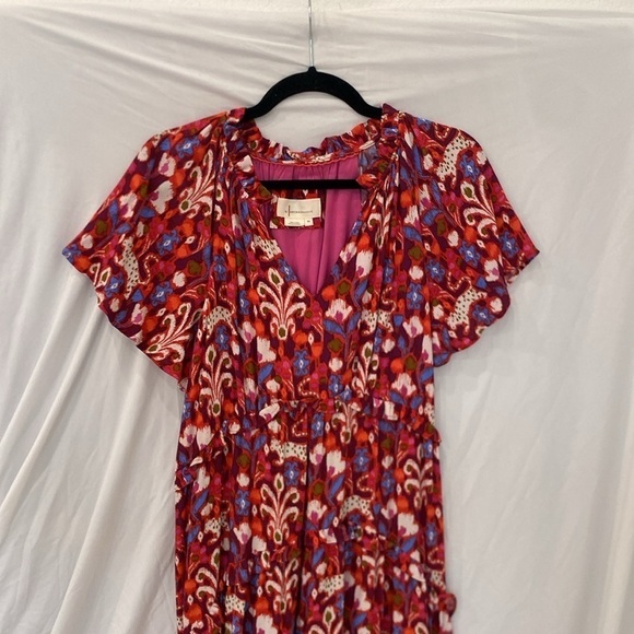 Anthropologie Robin Tiered Mini Dress Xs - Picture 2 of 6